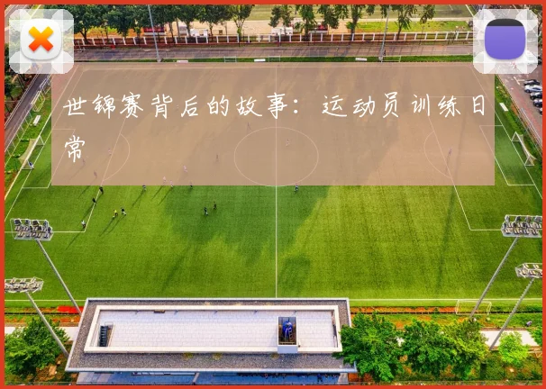 世锦赛背后的故事：运动员训练日常