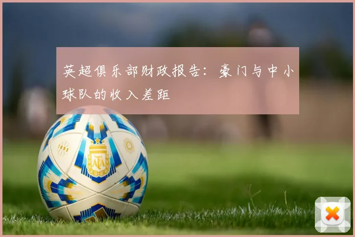 英超俱乐部财政报告:豪门与中小球队的收入差距